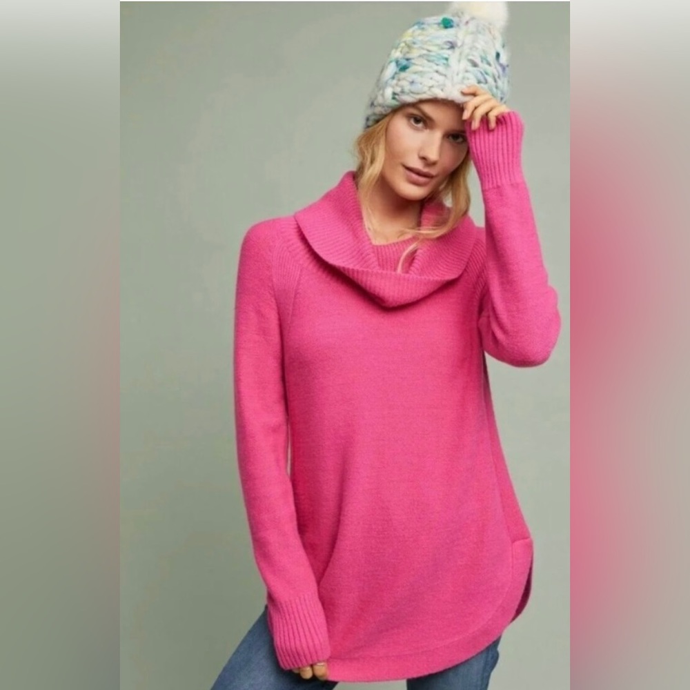 Hot Pink Anthropologie Sweater! Size- small
